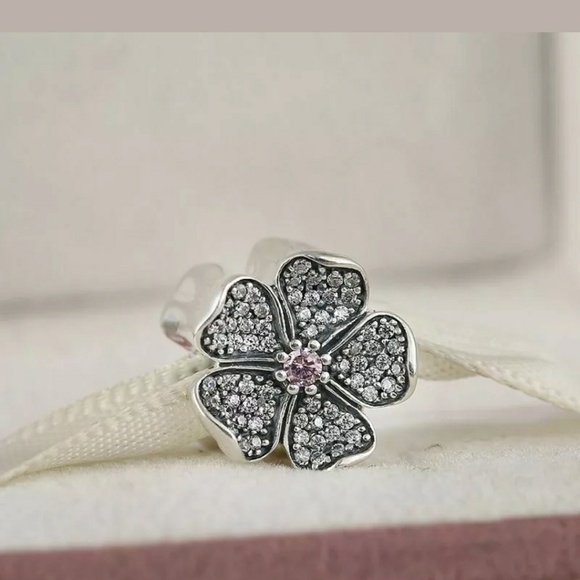 Pandora Apple Blossom charm. - Picture 6 of 8